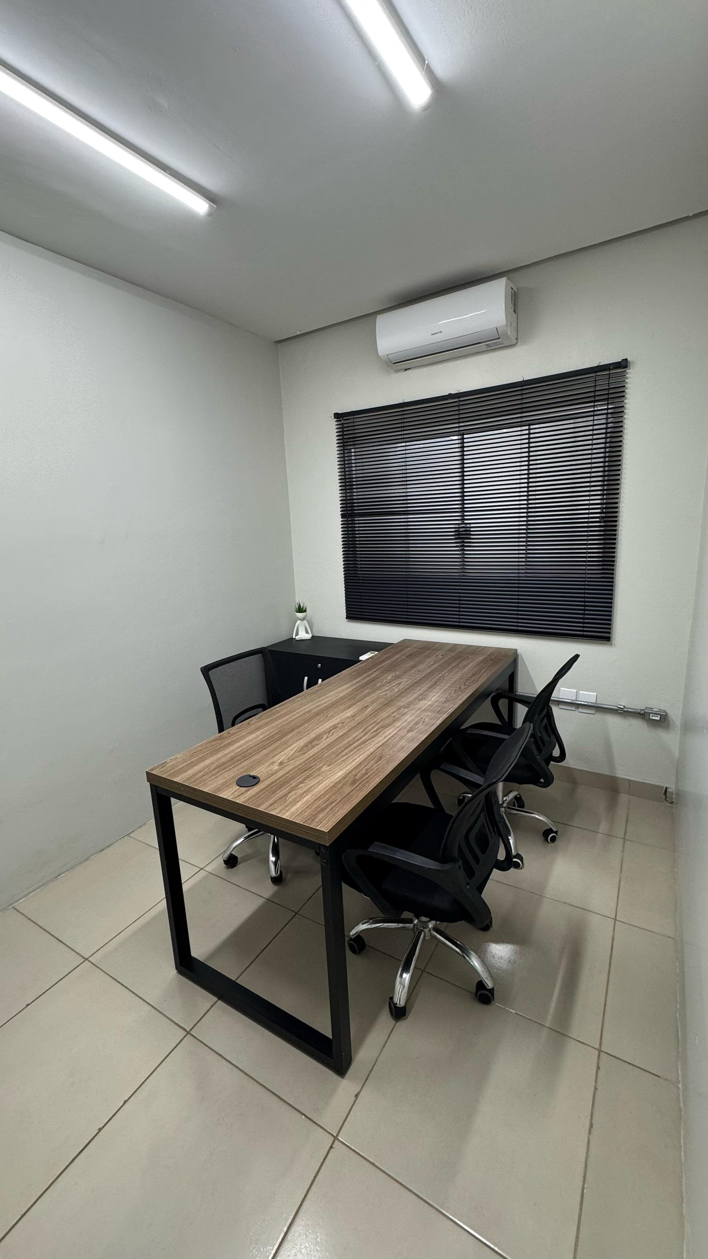 Sala de reunião equipada